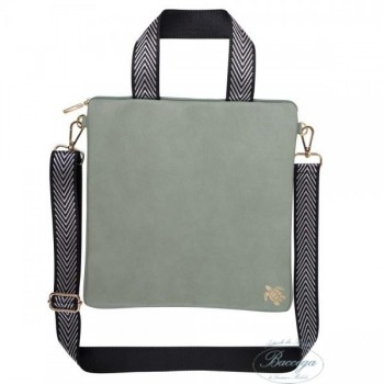 BORSA A TRACOLLA 30X30 CM VERDE OLIVA (Cod. 250004)