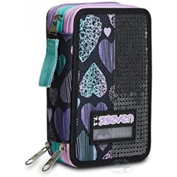 ASTUCCIO 3 ZIP SEVEN PATCHYHEART (Cod. 301012214)