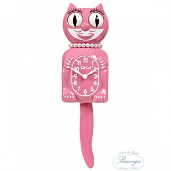 OROLOGIO PARETE KIT-CAT LOCK ORIGINAL ROSA 40cm (Cod. LBC 53)