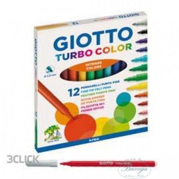 ASTUCCIO 12 PENNARELLI TURBOCOLOR GIOTTO (Cod. 36197)