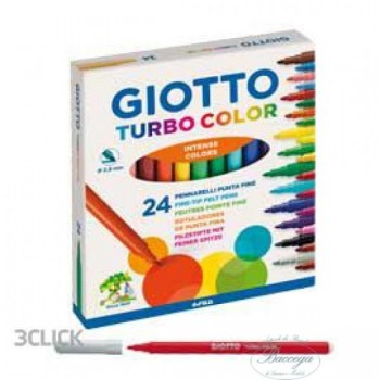 ASTUCCIO 24 PENNARELLI TURBOCOLOR GIOTTO (Cod. 36198)