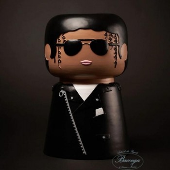 BLOGO VASO MICHAEL JACKSON . H 15cm