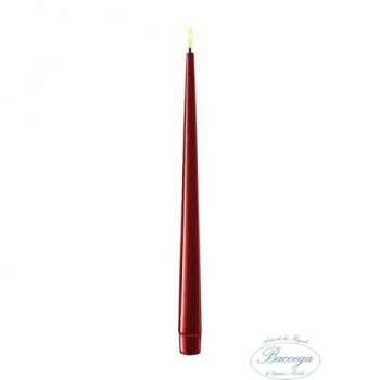 DELUXE CANDELA CONO H 20 cm ROSSO (Cod. RF C 0007)