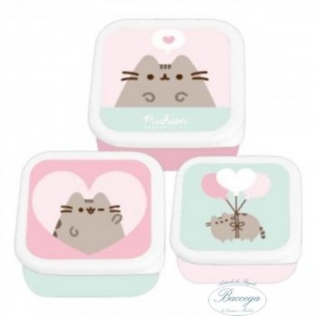 SET 3 LUNCH BOX PUSHEEN (Cod. P100930)