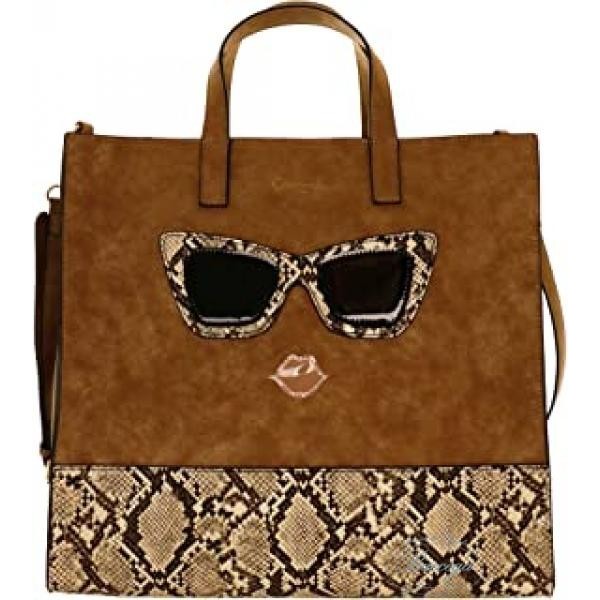 BORSA A MANO CAMOMILLA MARRONE Cod. 53365