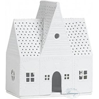 CASA BIANCA PORTA TEALIGHT 16.5X9X20