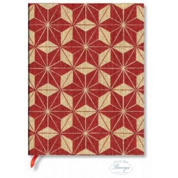 TACCUINO PAPERBLANKS BORDO DORATO 22X17,5