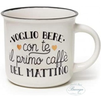 TAZZA MUG VOGLIO BERE CON TE (Cod. CUP0039)